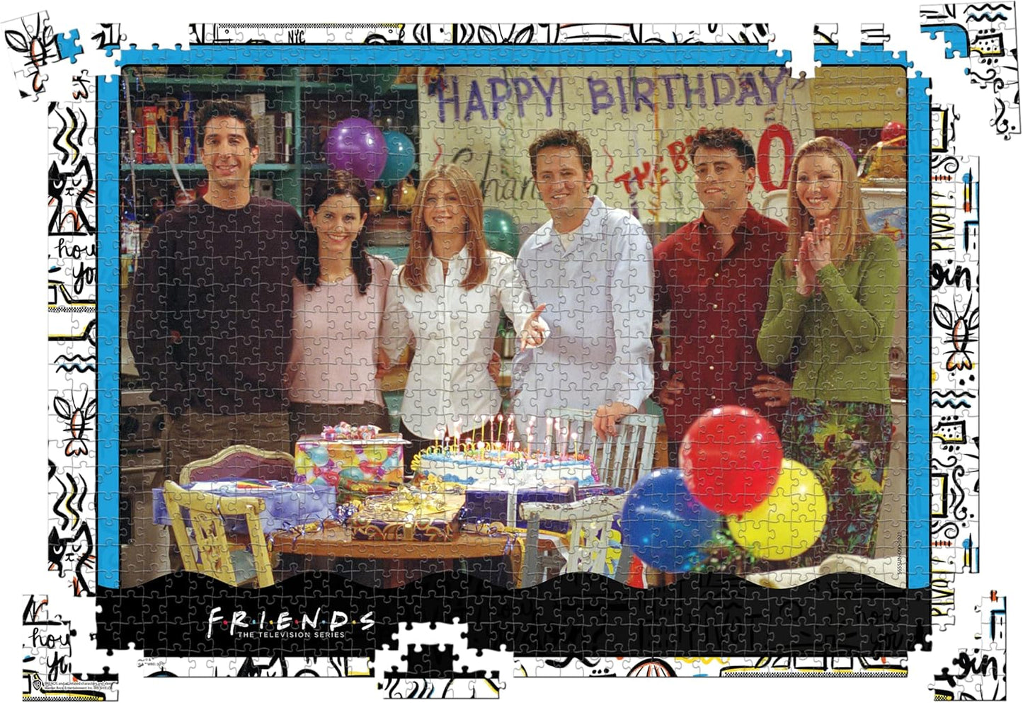 Top Trumps Friends Birthday 1000 Pc Jigsaw Puzzle (WM00940-ML1-6