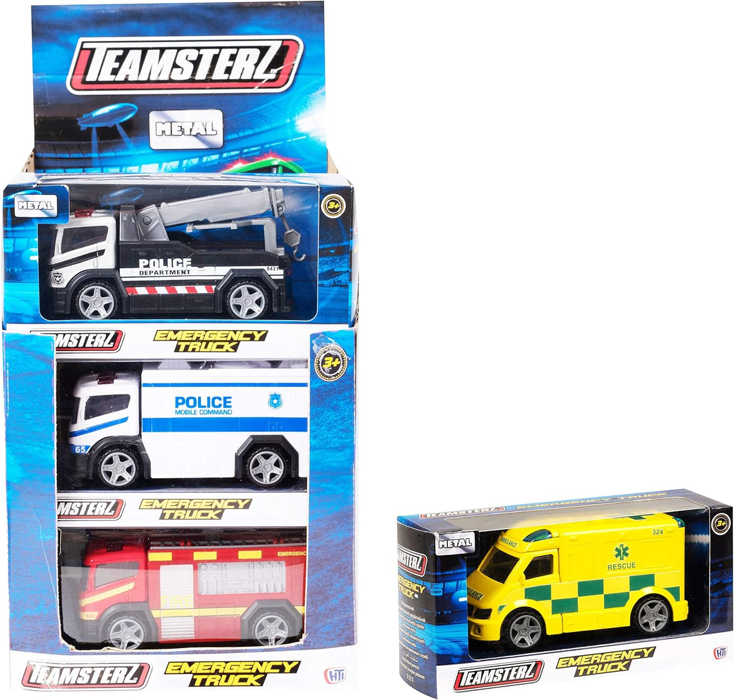 HTI 7535-16450 Metal Truck, Multicolour, 1 unit, Assorted Model