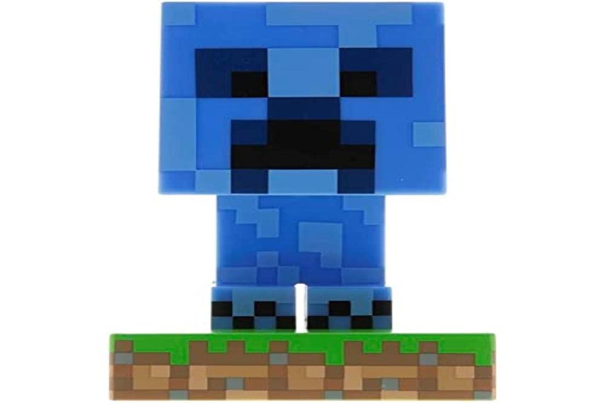 Paladone Minecraft Charged Creeper Icon Light Up Figure, Officially Licensed Collectible