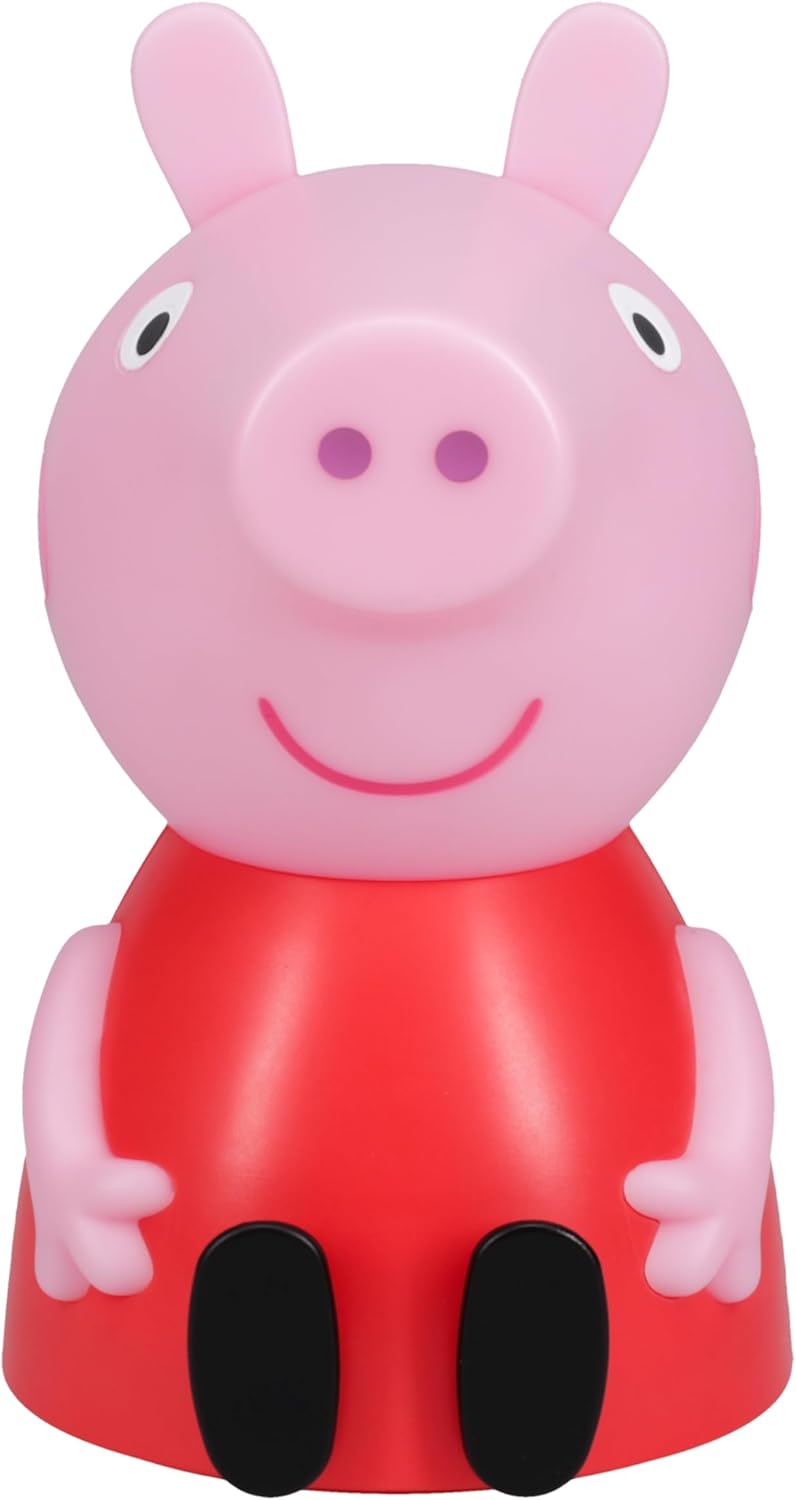 Peppa Pig Figure Lamp with Sound - Officially Licensed Baby Night Light, Kids Bedroom Accessories & Decor| Paladone