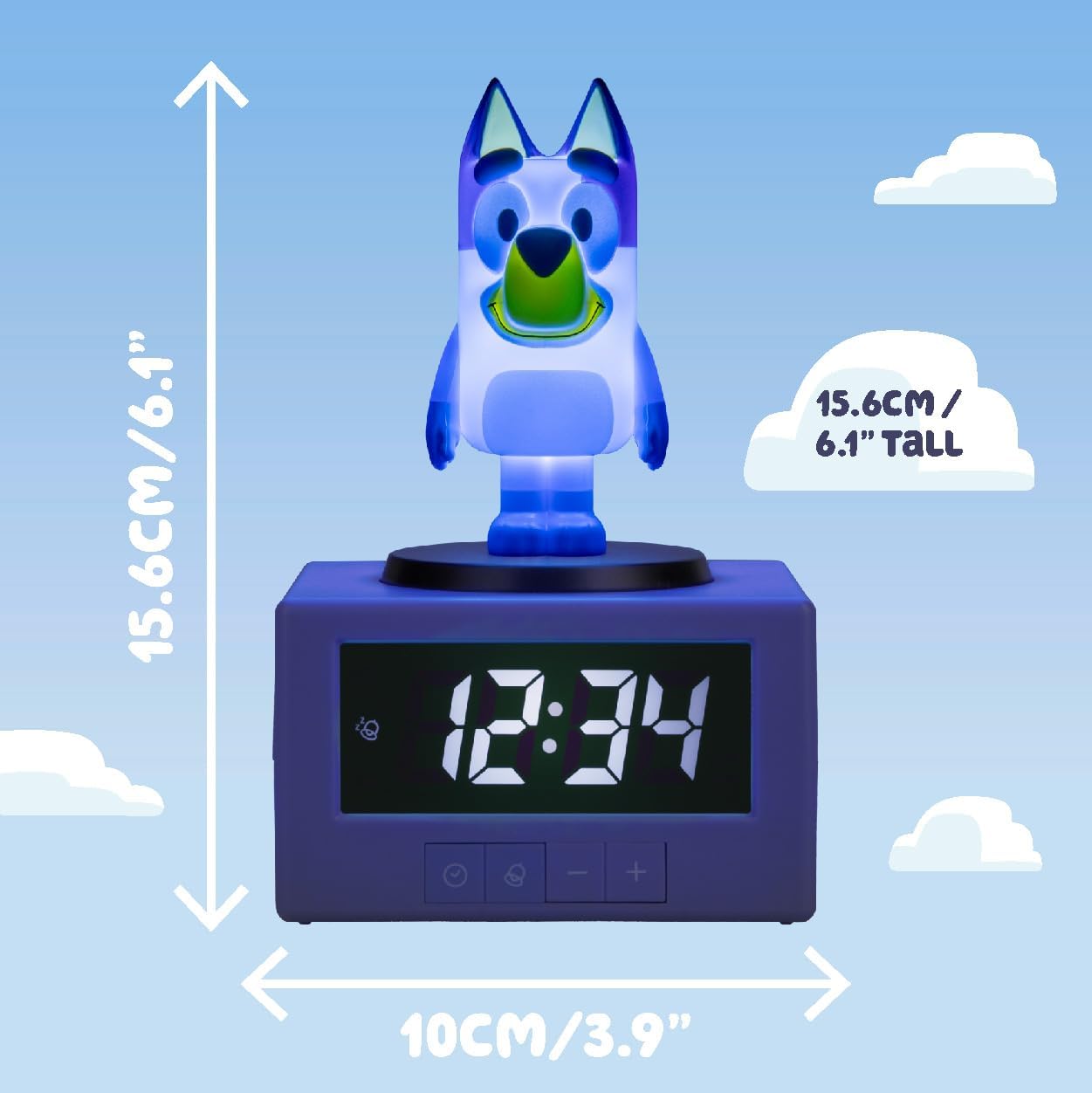 Paladone Icons: Bluey - Alarm Clock (Pp14331Blu)
