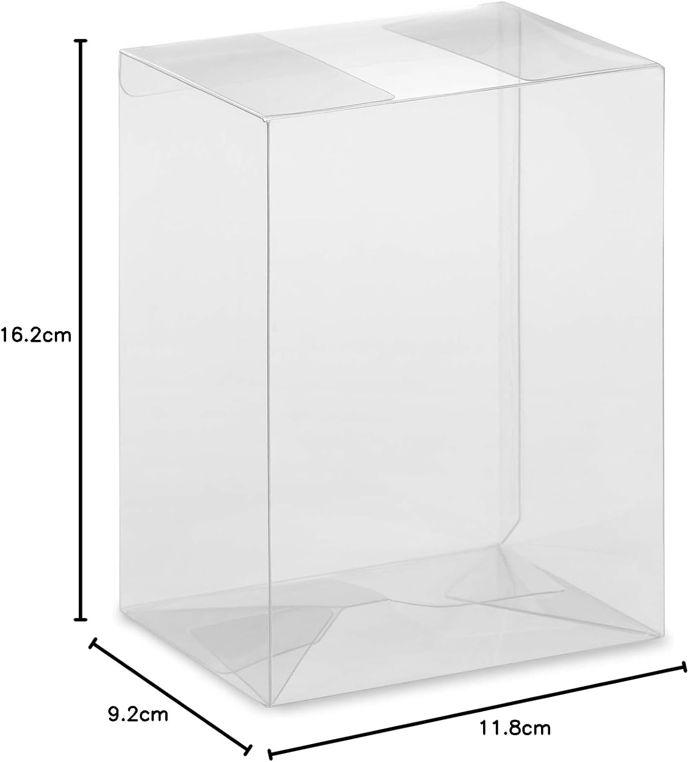Protective Case 0,5Mm Thickness For Funko Pop! Figures 4”, 12Pcs Pack (Shrink Wrap)