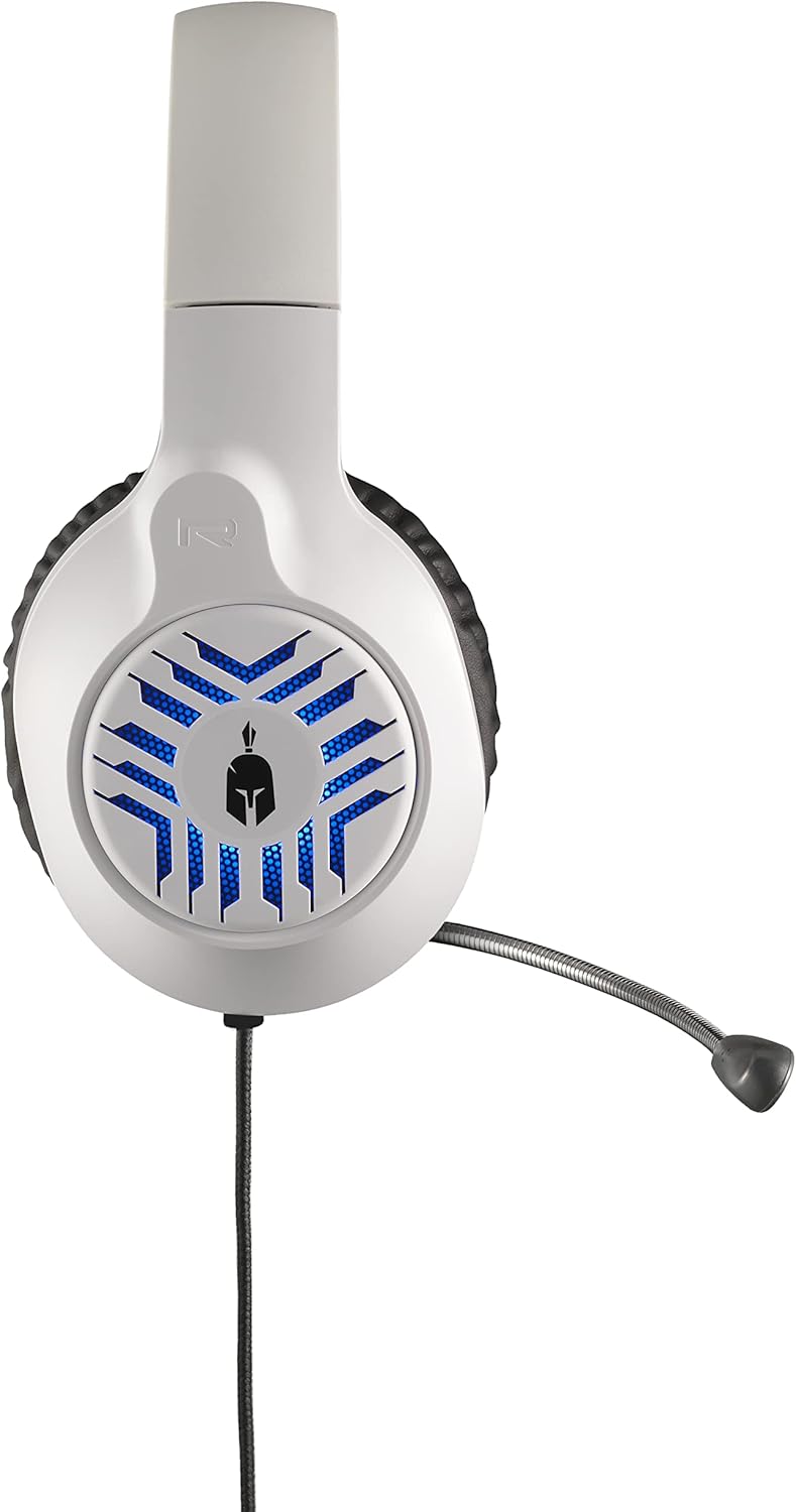 Spartan Gear - Medusa Wired Headset (Compatible with PCPS4PS5.XBOX1XBOX series x/sSwitch) White/Black