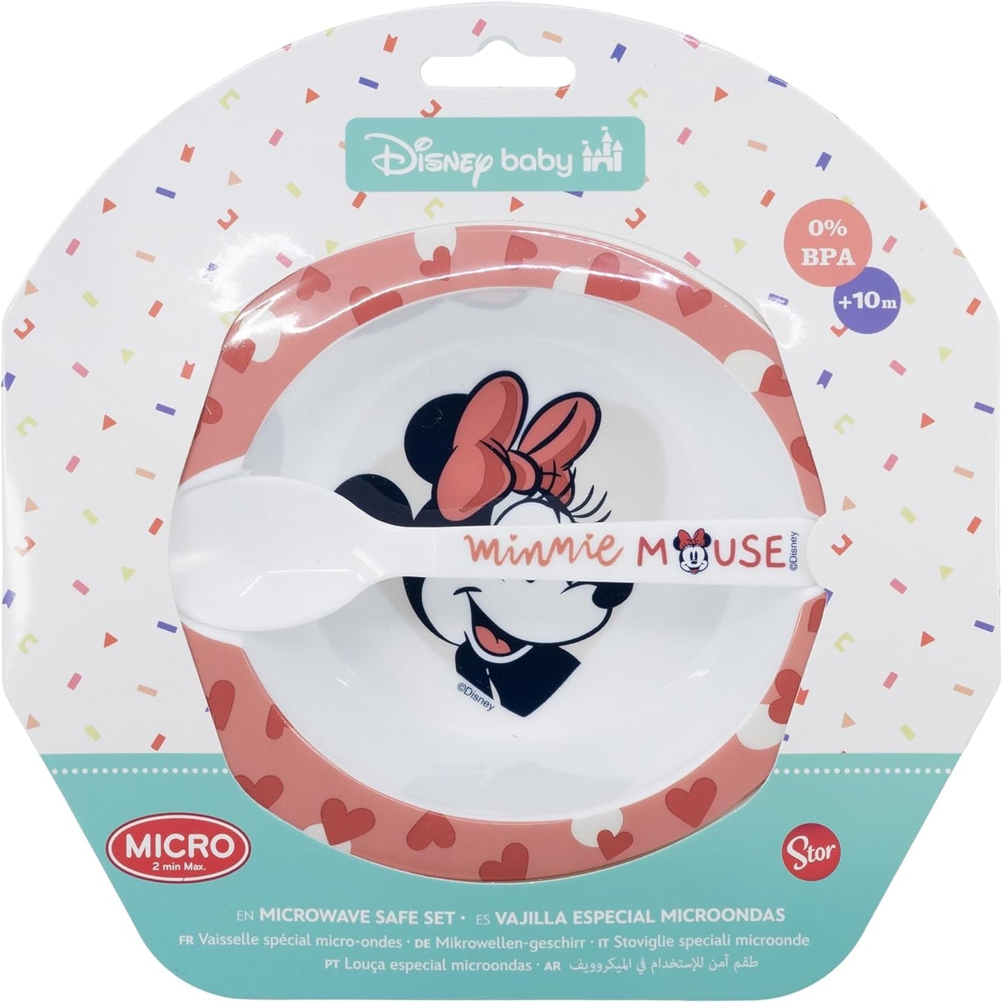 Stor Disney: Minnie Mouse Heart Full - Toddler 2 Pcs Micro Set (10778)