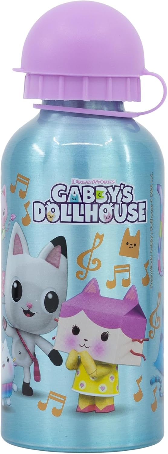 ALUMINIUM BOTTLE 400 ML GABBY´S DOLLHOUSE