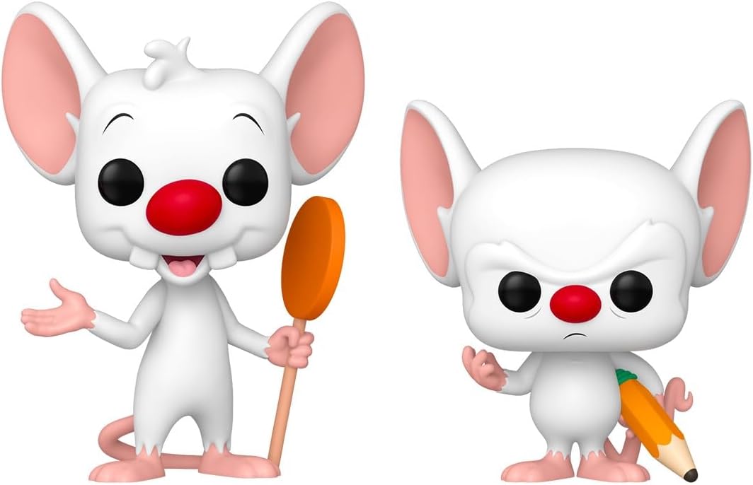 Funko Pop! Animation: Animaniacs - Pinky & The Brain 2 Pack - Collectable Vinyl Figure - Gift Idea - Official Merchandise - Toys for Kids & Adults