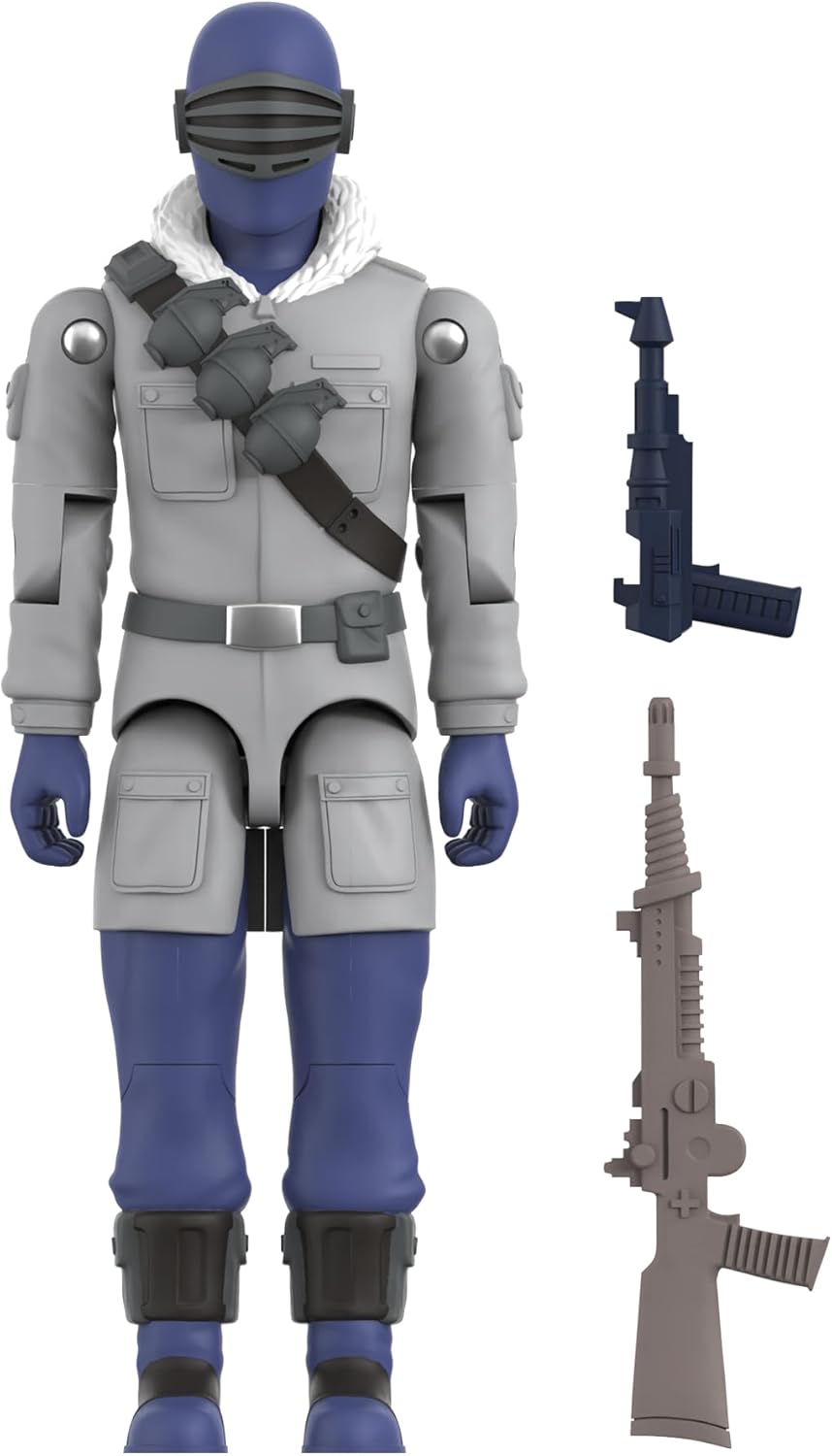 Super7 G.I. Joe Reaction+ Wave 05 (Film) - Arctic Snake Eyes Action Figure (Film)