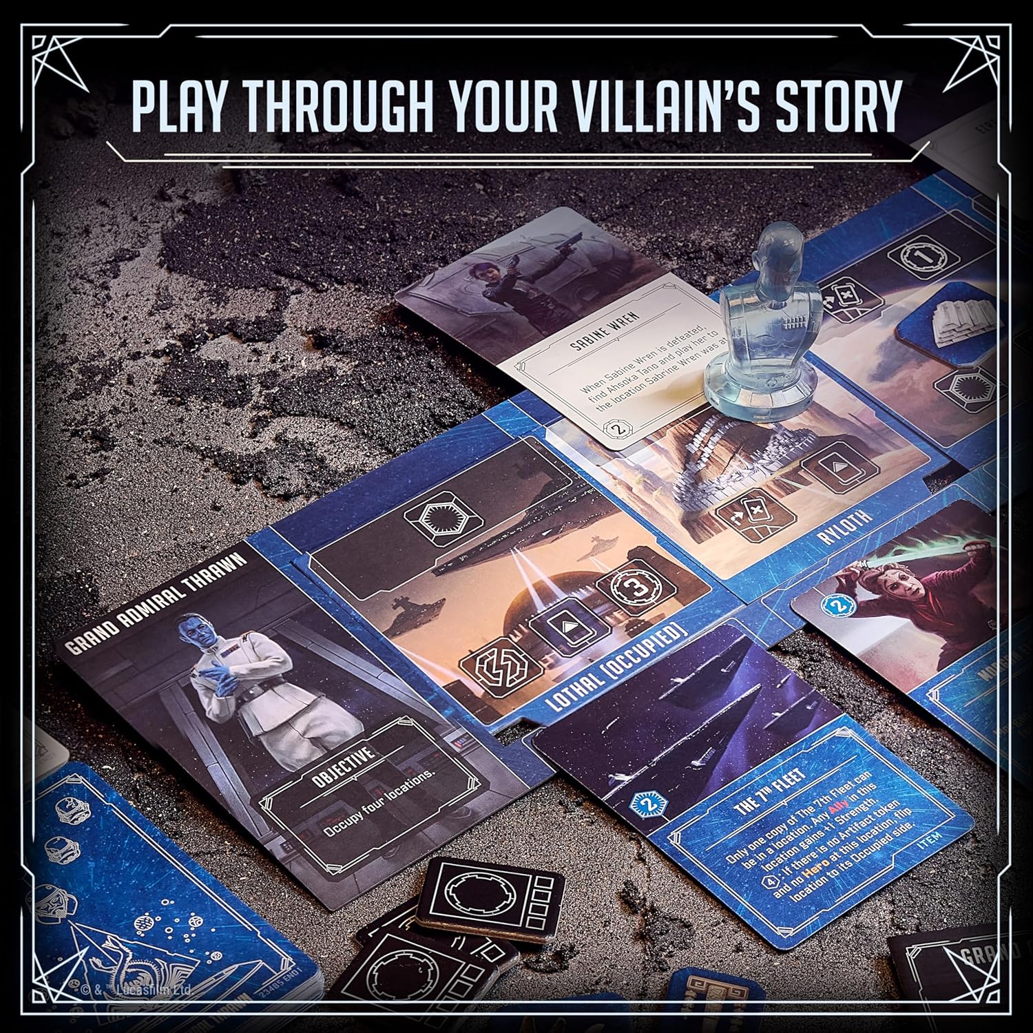 Ravensburger Star Wars Villainous Game – Cold Tactics Strategy Family Board Games for Adults & Kids Age 10 Years Up - 2 to 3 Players