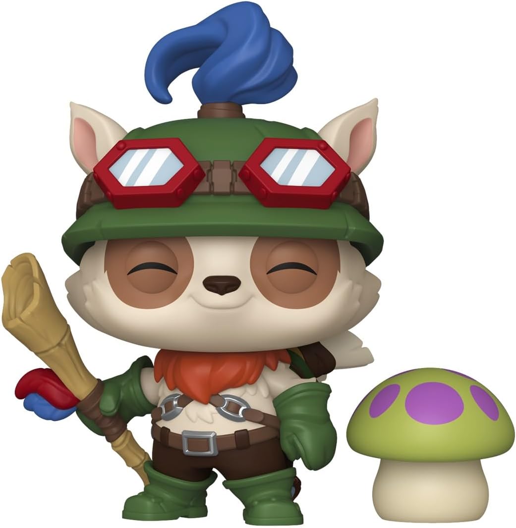 Funko Pop! & Buddy: LOL - Teemo mit Shroom - League of Legends - Vinyl-Sammelfigur - Geschenkidee - Offizielle Handelswaren - Spielzeug Für Kinder und Erwachsene - Video Games Fans