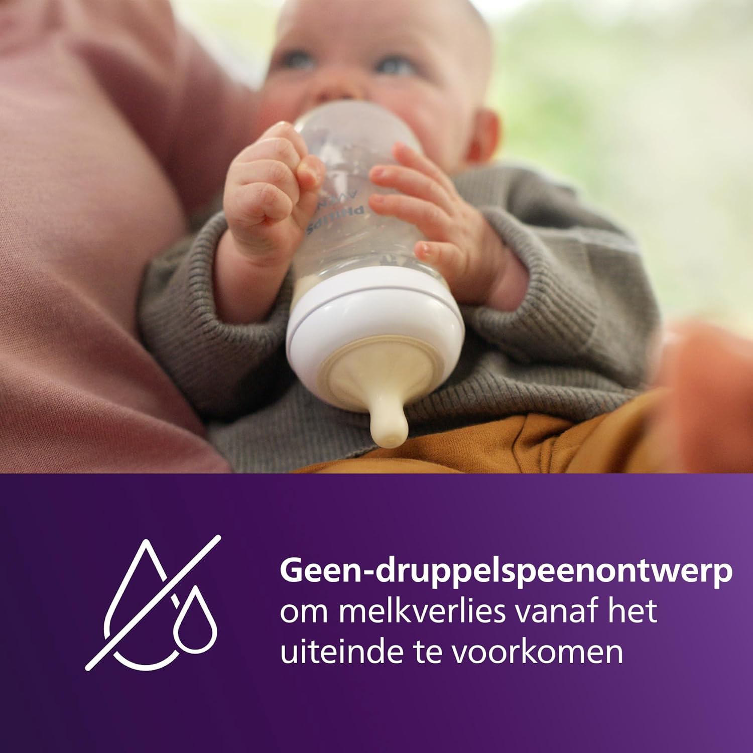 Philips Avent - Niplle, Natural Response Nipple 2 Pieces Thick Feed Nipple, 6M+