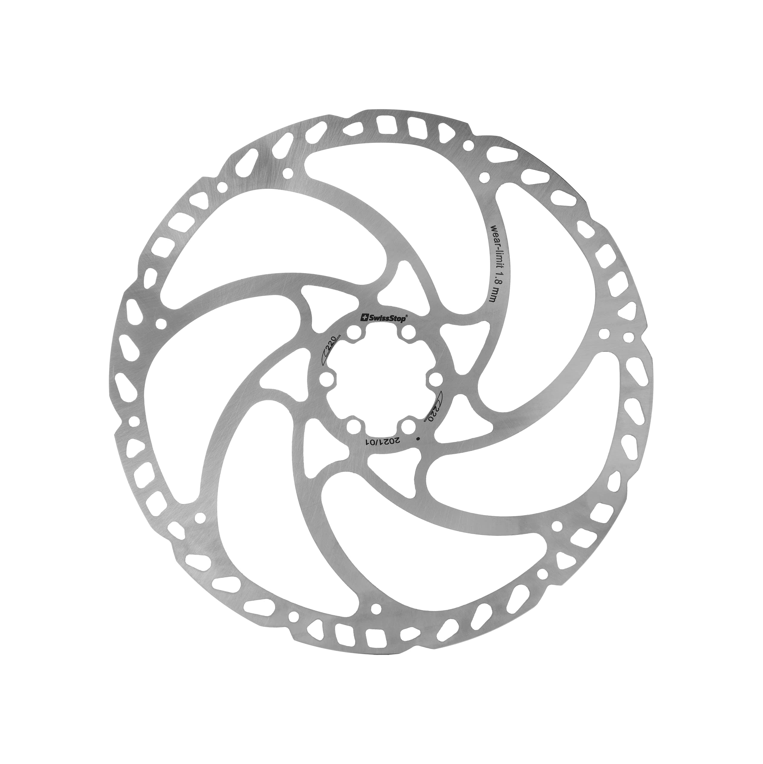 SwissStop Catalyst One Bremsscheibe, Silber, 220mm