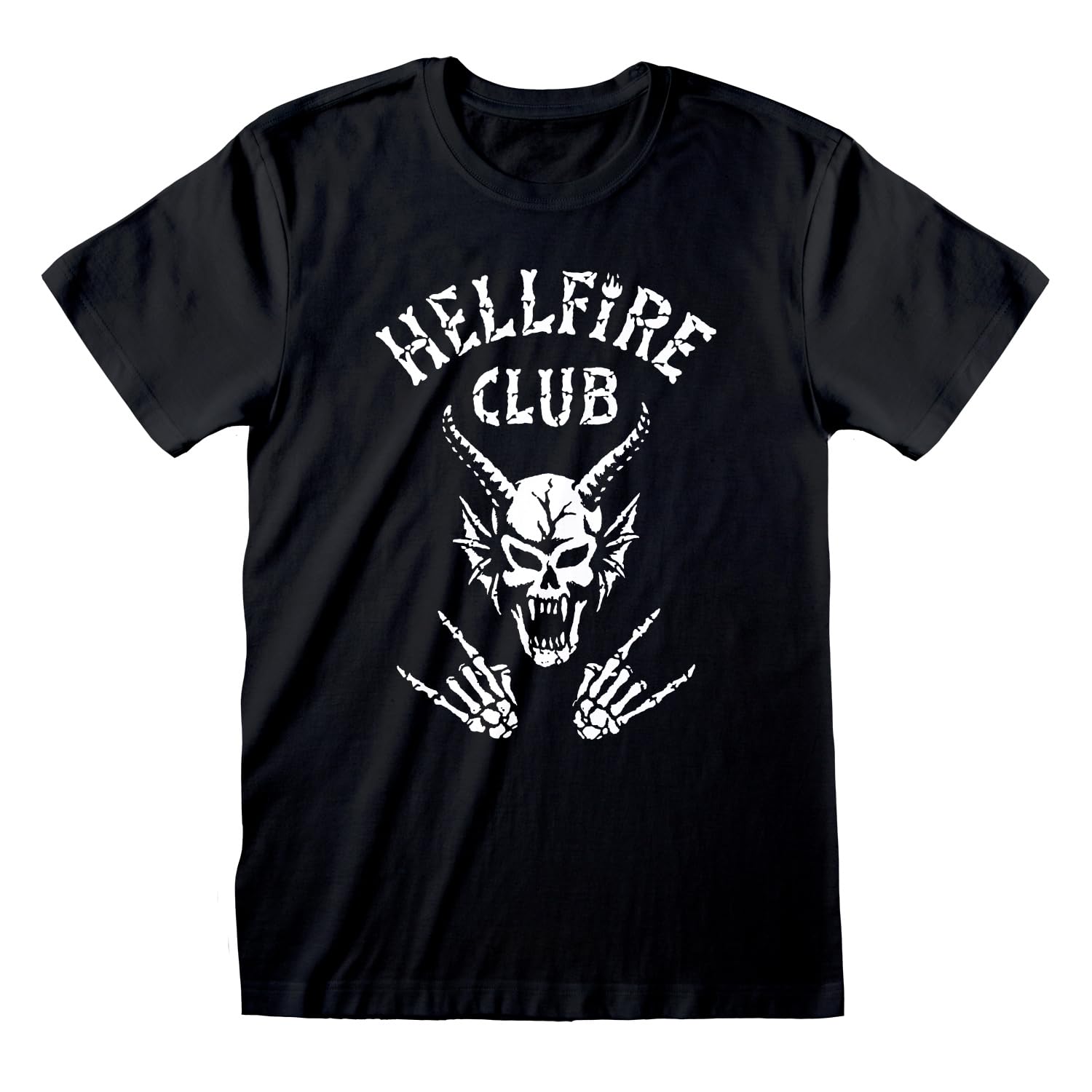 Stranger Things - HFC Skull (Unisex Blac