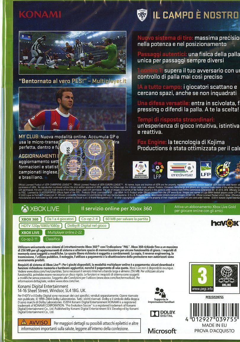 Pro Evolution Soccer 2015 D1 Edition