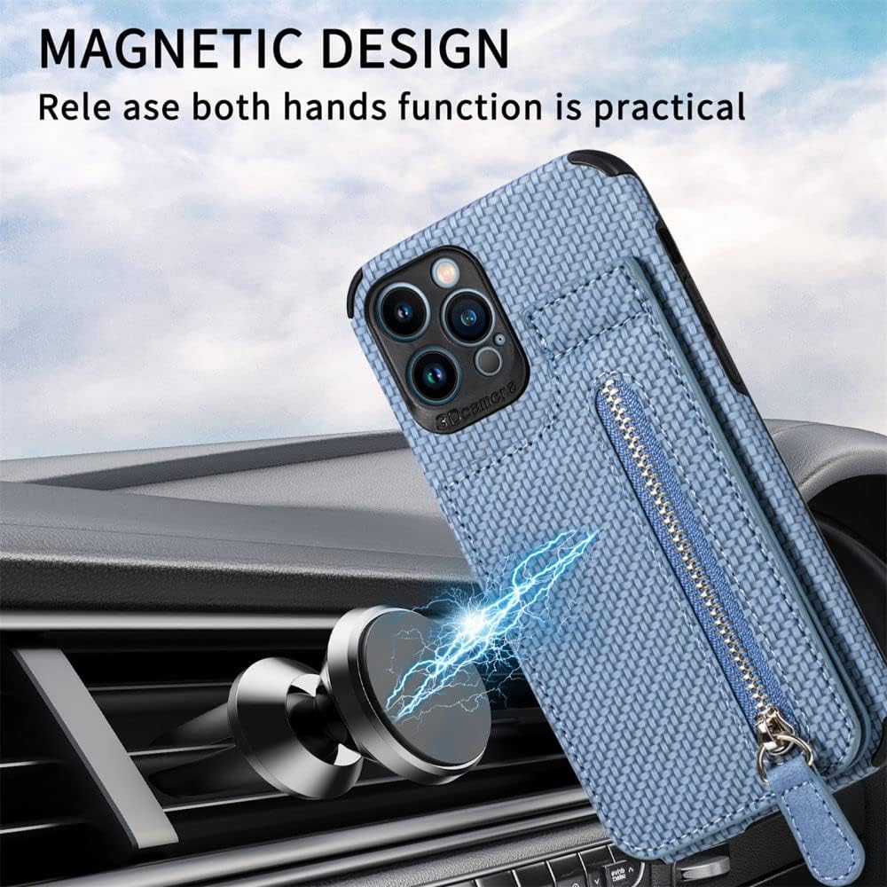 Zipper Cards Wallet Leather Phone Case For iPhone 13 12 Mini 11 Pro Max X XS XR 8 7 6 6S Plus SE 2020 Purse Card Holder Cover,khaki,For iPhone 11ProMax