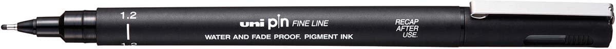 Pin fineliner nero punta 1.2mm Uni Mitsubishi