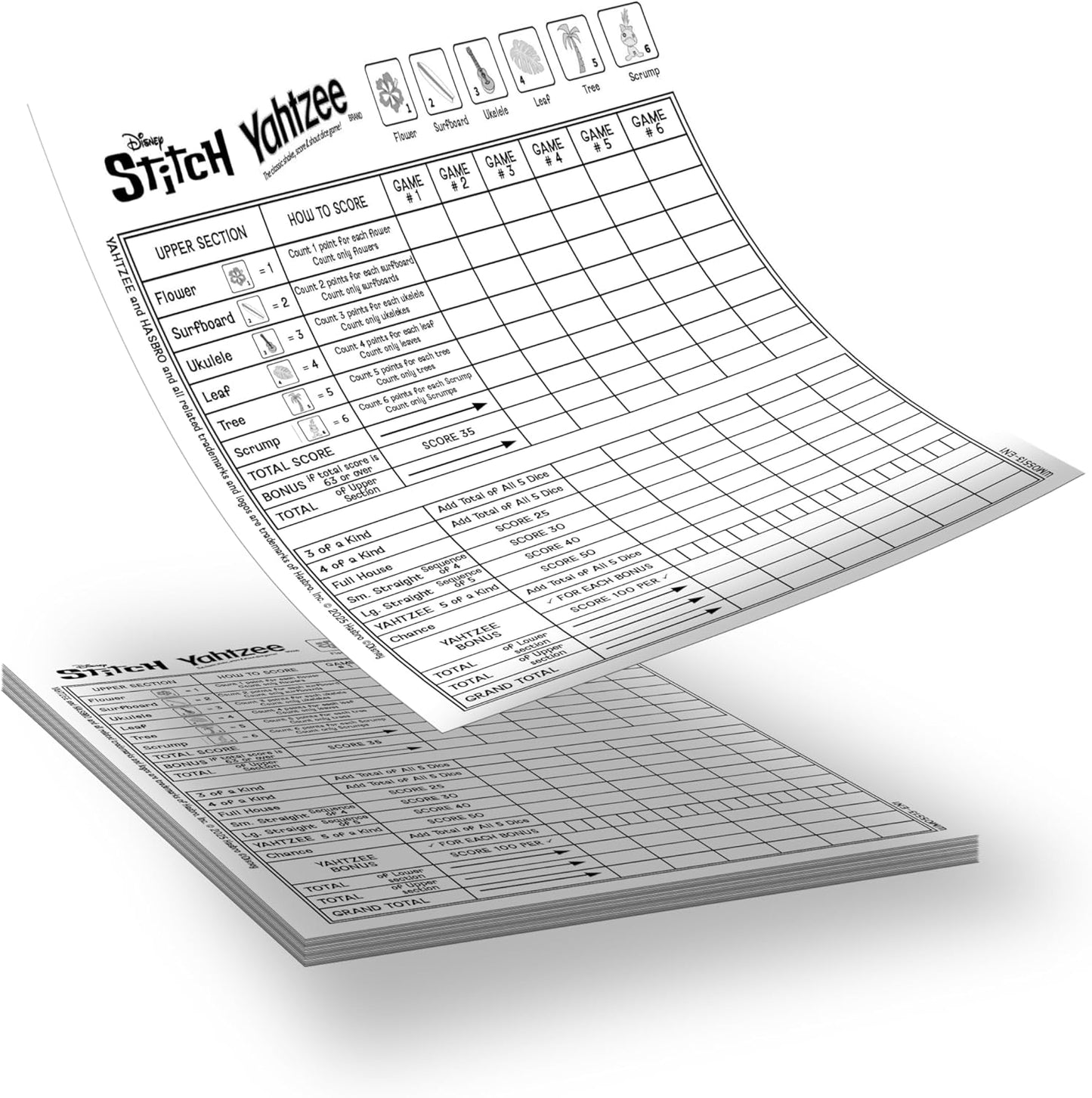 Winning Moves Stitch Yahtzee Special Edition Dice Game travel game you can take anywhere and enjoy anytime makes great gift for fans of ages 8 plus.