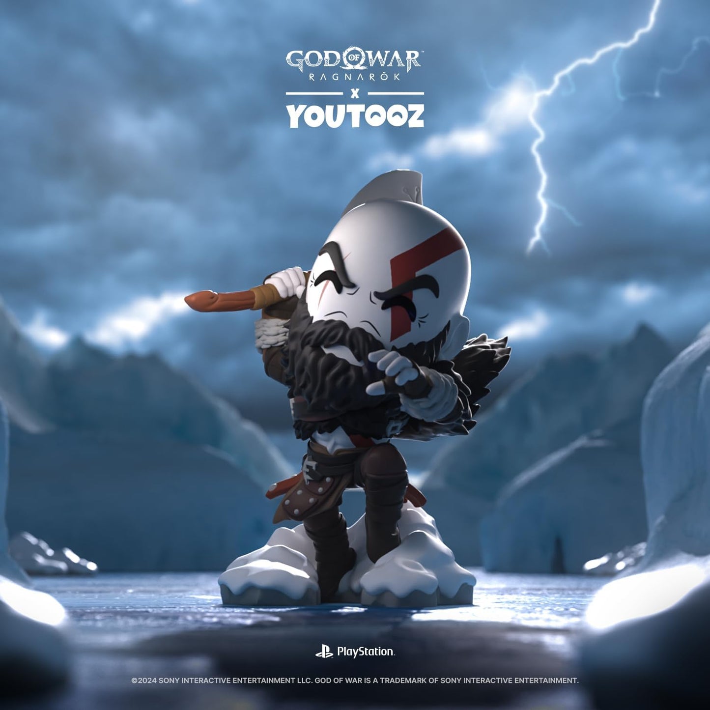 Youtooz – Kratos God of War 5.5″ Vinyl Figure, Collectible Kratos God of War Action Figure