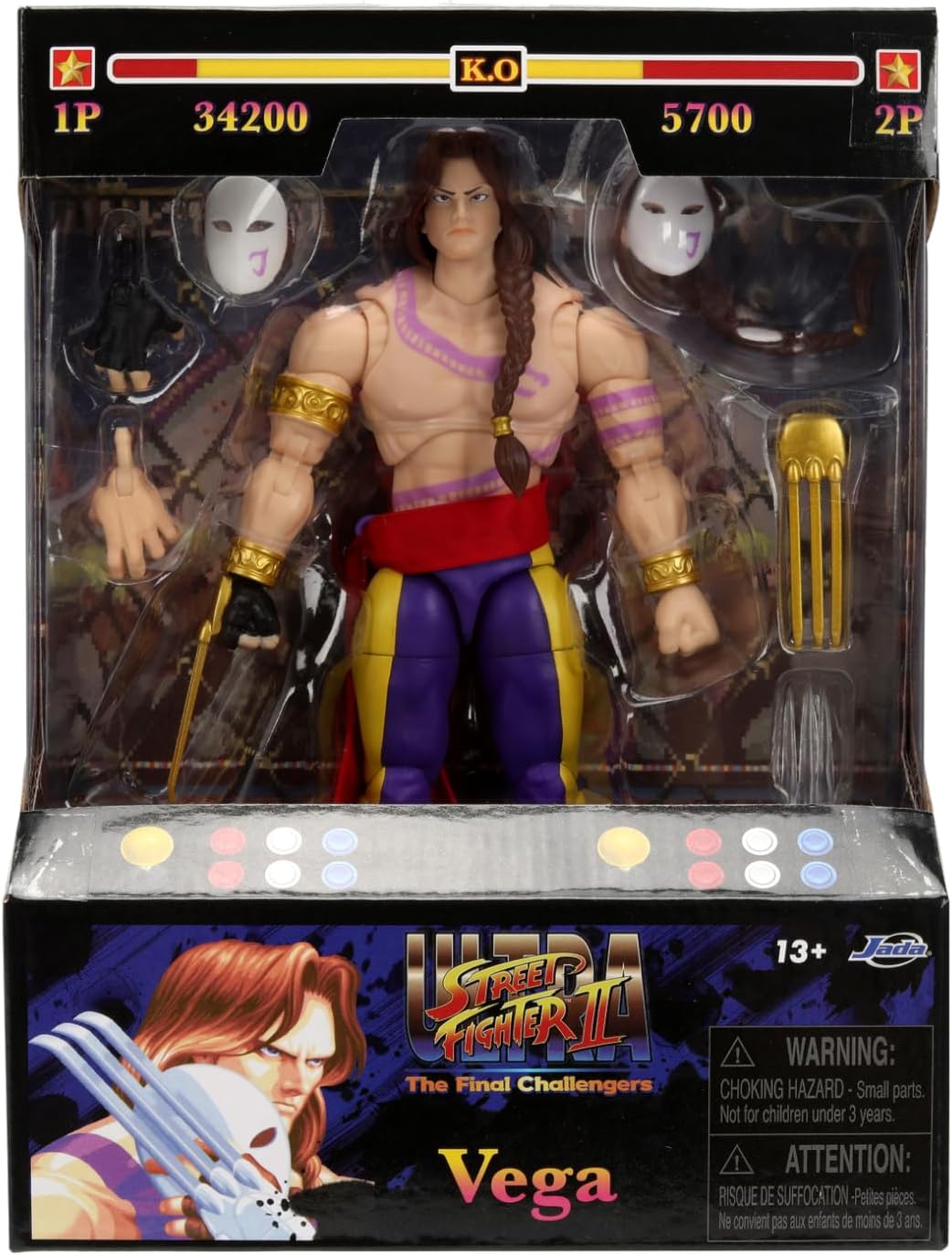 VEGA STREET FIGHTER 6" DELUXE COLLECTOR FIGURE