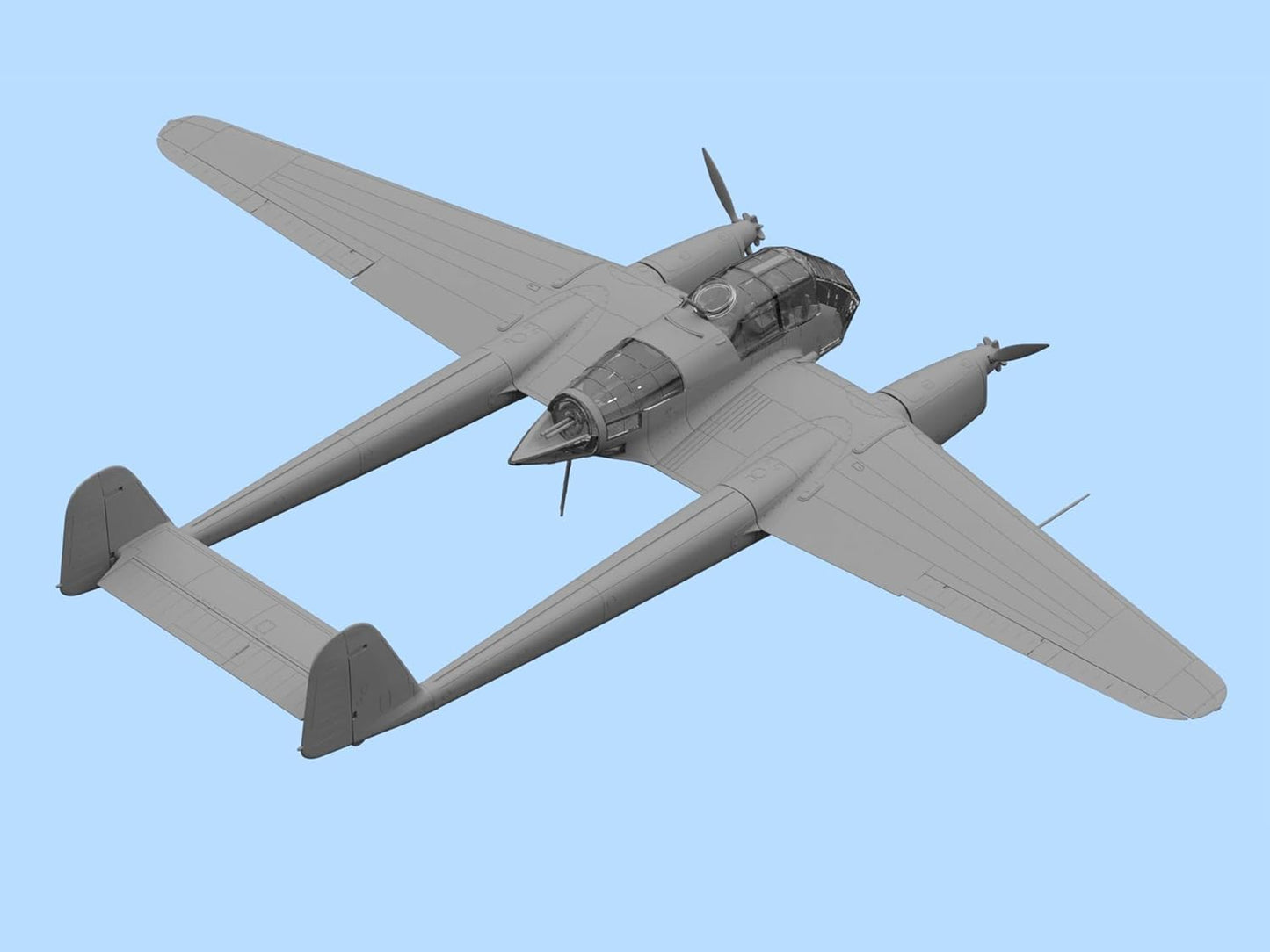 ICM 1:72 - FW 189A-2, WWII German Reconnaissance Plane