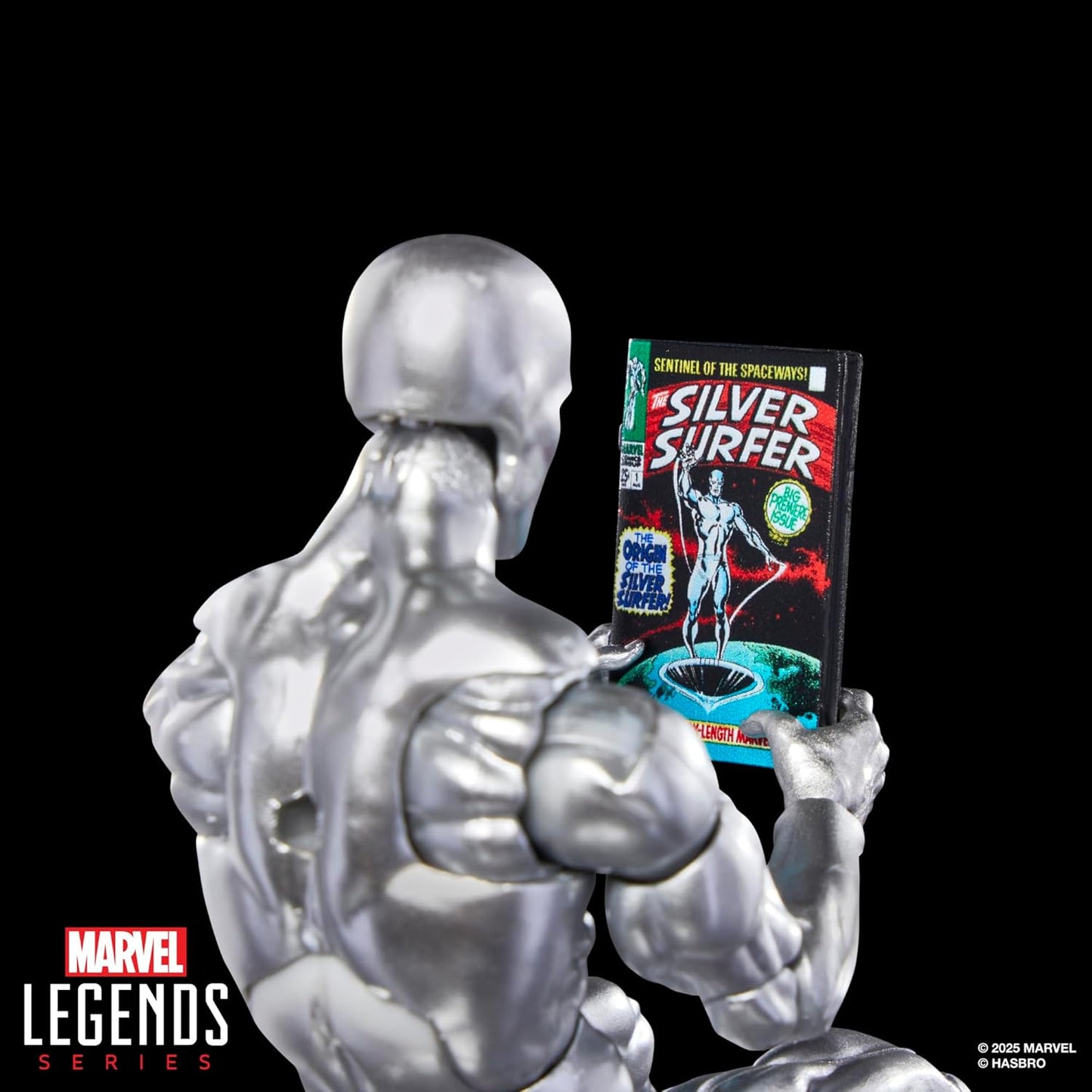 Marvel Legends Series, Figurine Surfer d'argent des Bandes dessinées Fantastic Four