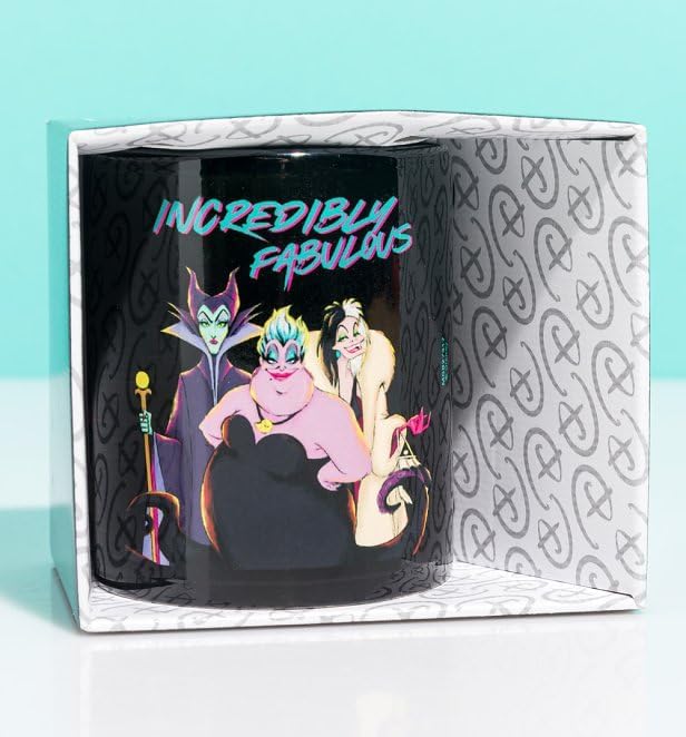 VILLIANS - INCREDIBLY FABULOUS BLACK MUG