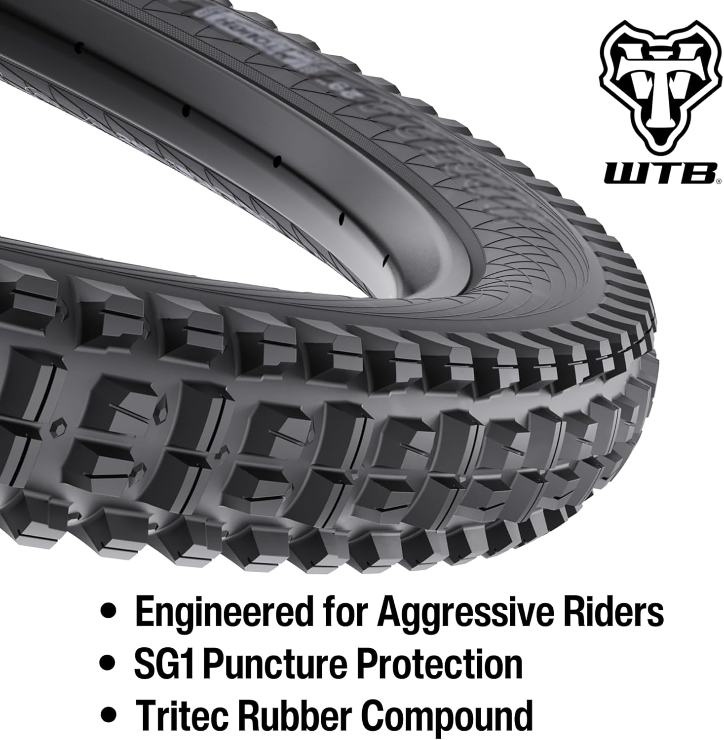 'WTB Judge Mountain Bike Tire (27.5/29'') Tubeless Folding, High Grip, Enduro & Gravity (SG1/SG2 Puncture Protection)'