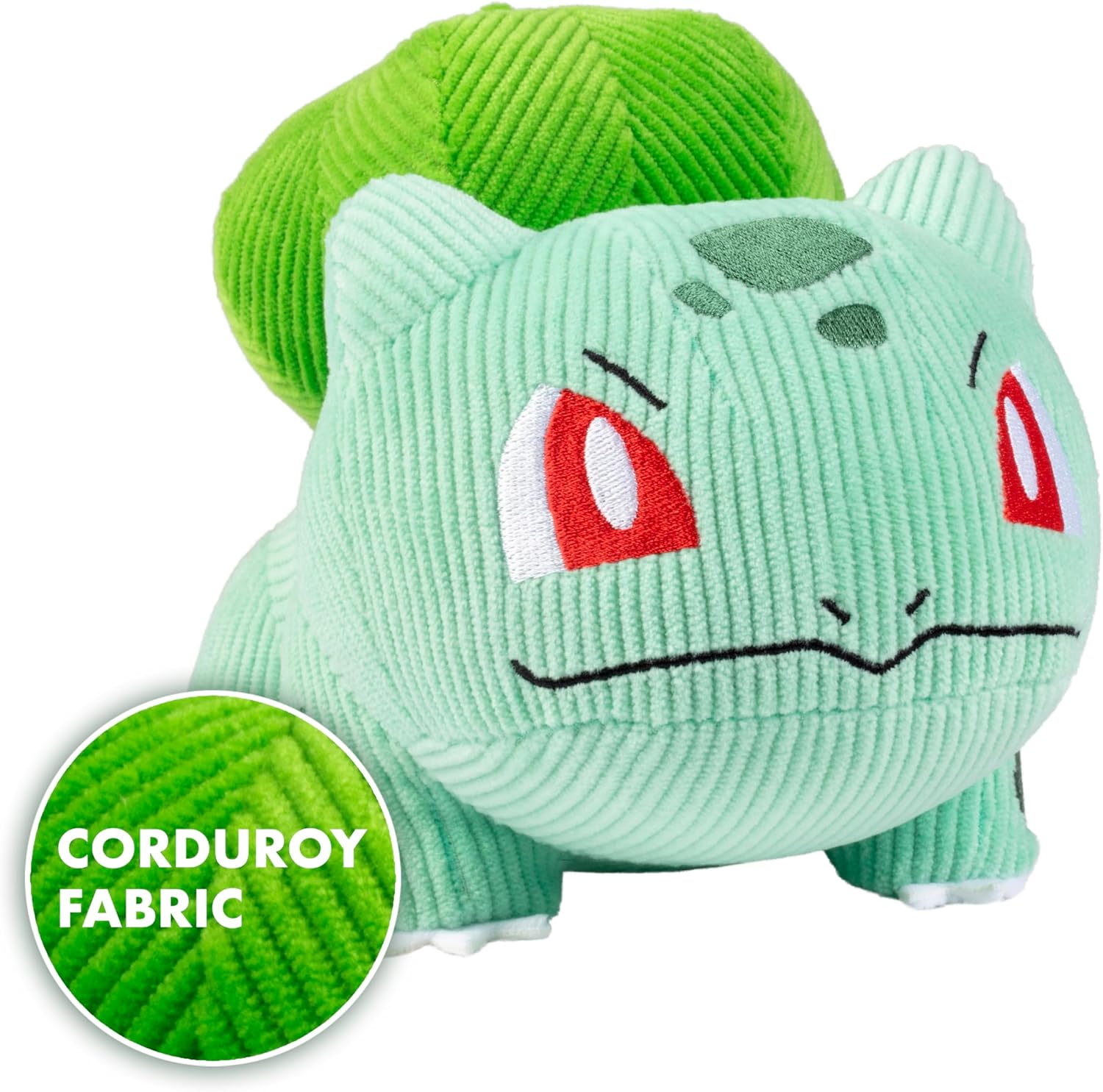 Pokemon - 8`` Corduroy Bulbasaur w5 /Plush