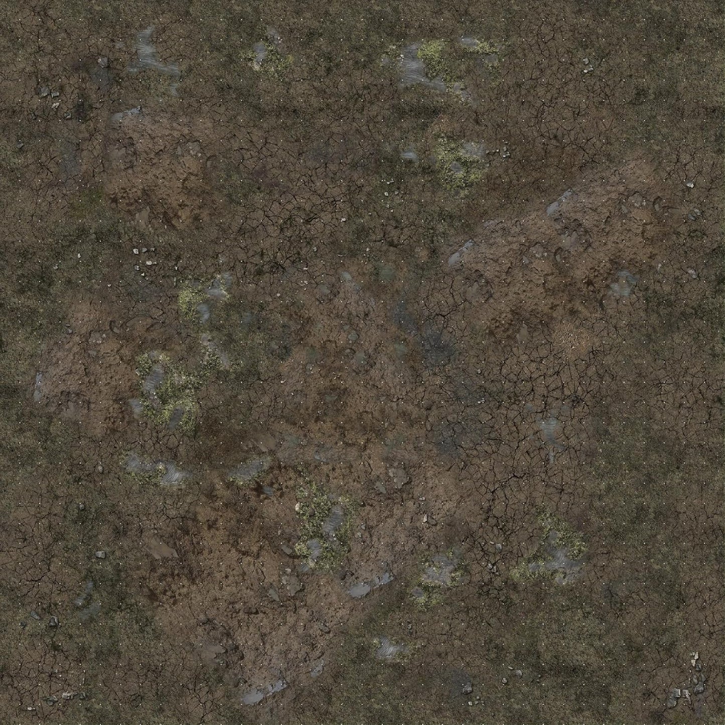 Battle Systems: Muddy Streets Gaming Mat 3X3 - Grid