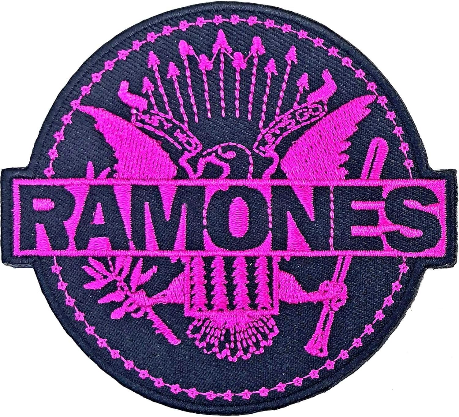 Ramones: Pink Seal Standard Patch (Toppa)