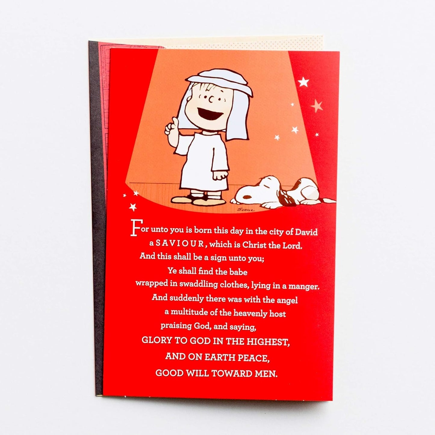 Christmas Boxed Cards: Peanuts - For Unto You (Box of 18)