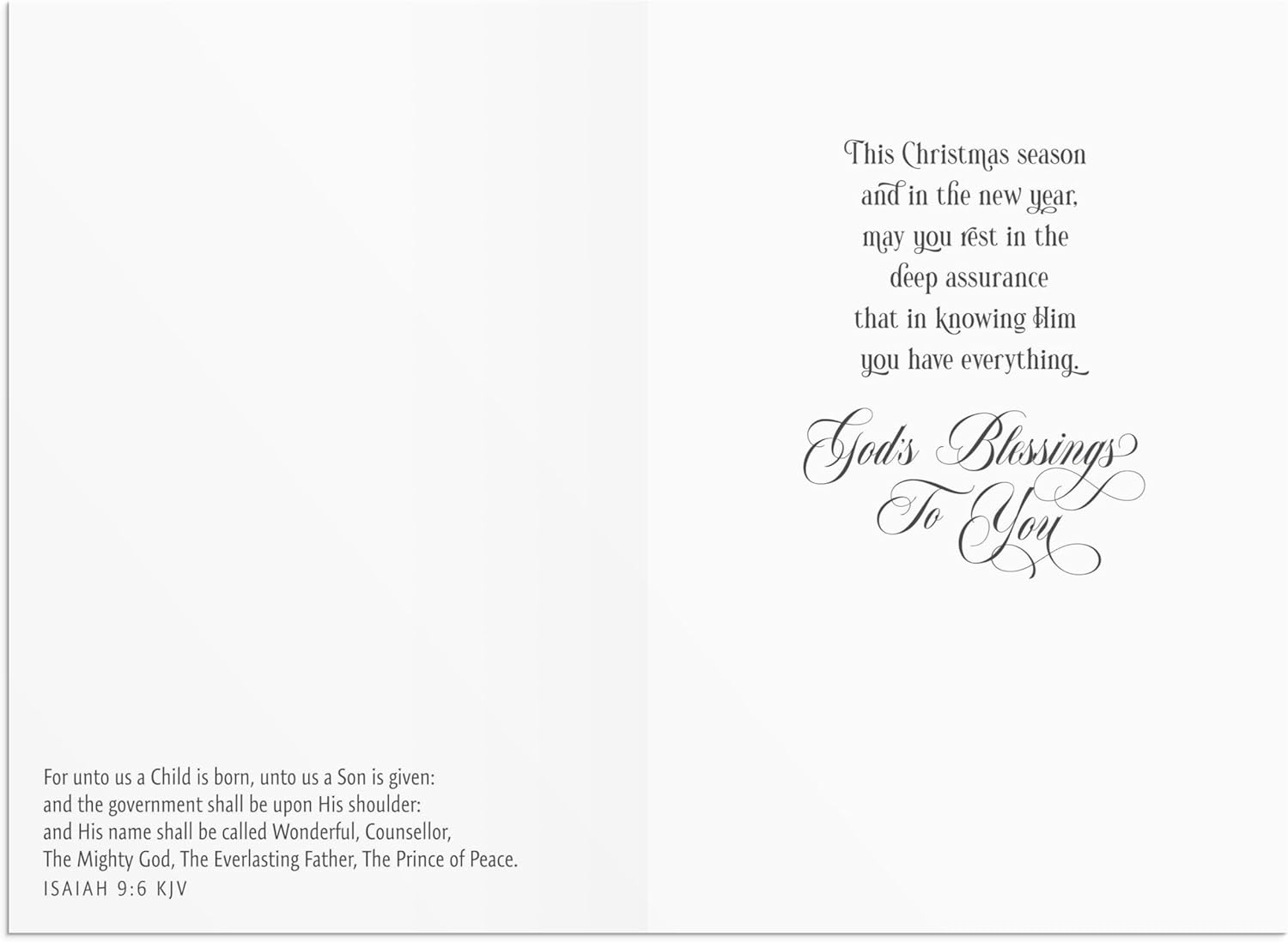 Christmas Boxed Cards: Names Of Jesus (Pack Of 18)