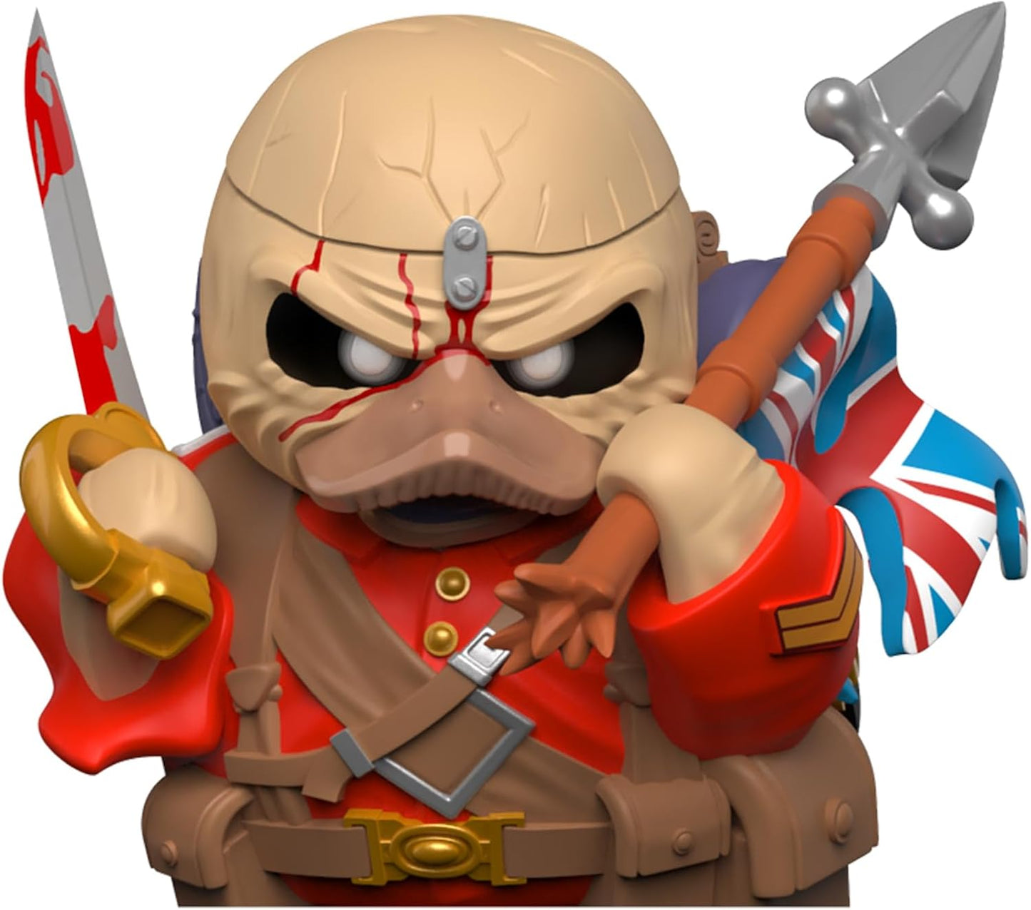 TUBBZ Boxed Edition Eddie the Trooper Collectible Vinyl Rubber Duck Figure - Official Iron Maiden Merchandise - Music