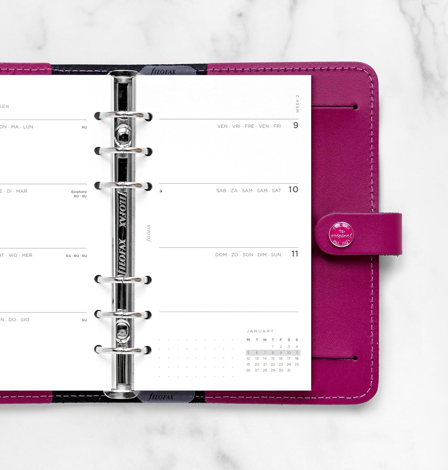 Filofax Personal Minimal Week On Two Pag
