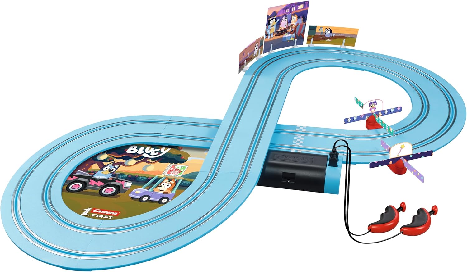 Carrera Slot 1.First: Bluey - Bluey & Bingo Race 1:50 (20063054)