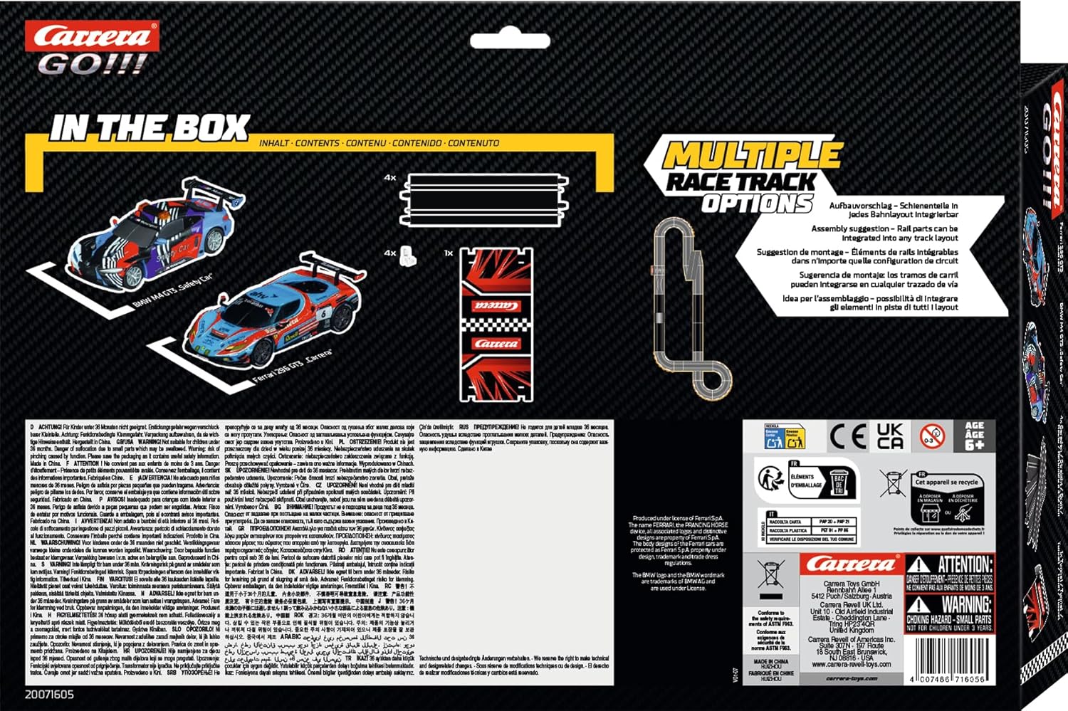 Carrera - Carrera GO!!! GT Racer Uitbreidingsset 1:43 - BMW M4 GT3 vs. Ferrari 296 GT3