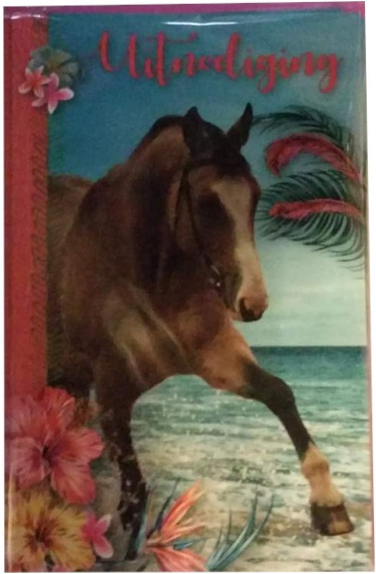 Uitnodigingskaarten - Paard - 6st.