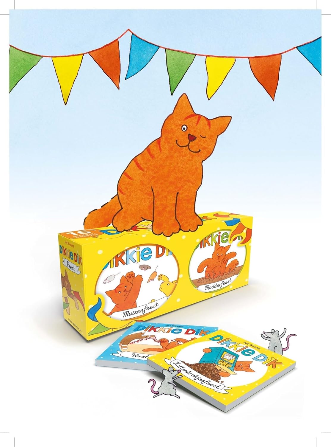 Gottmer Uitgevers Groep - Dikkie Dik Uitdeelboekjes Feest 16st.