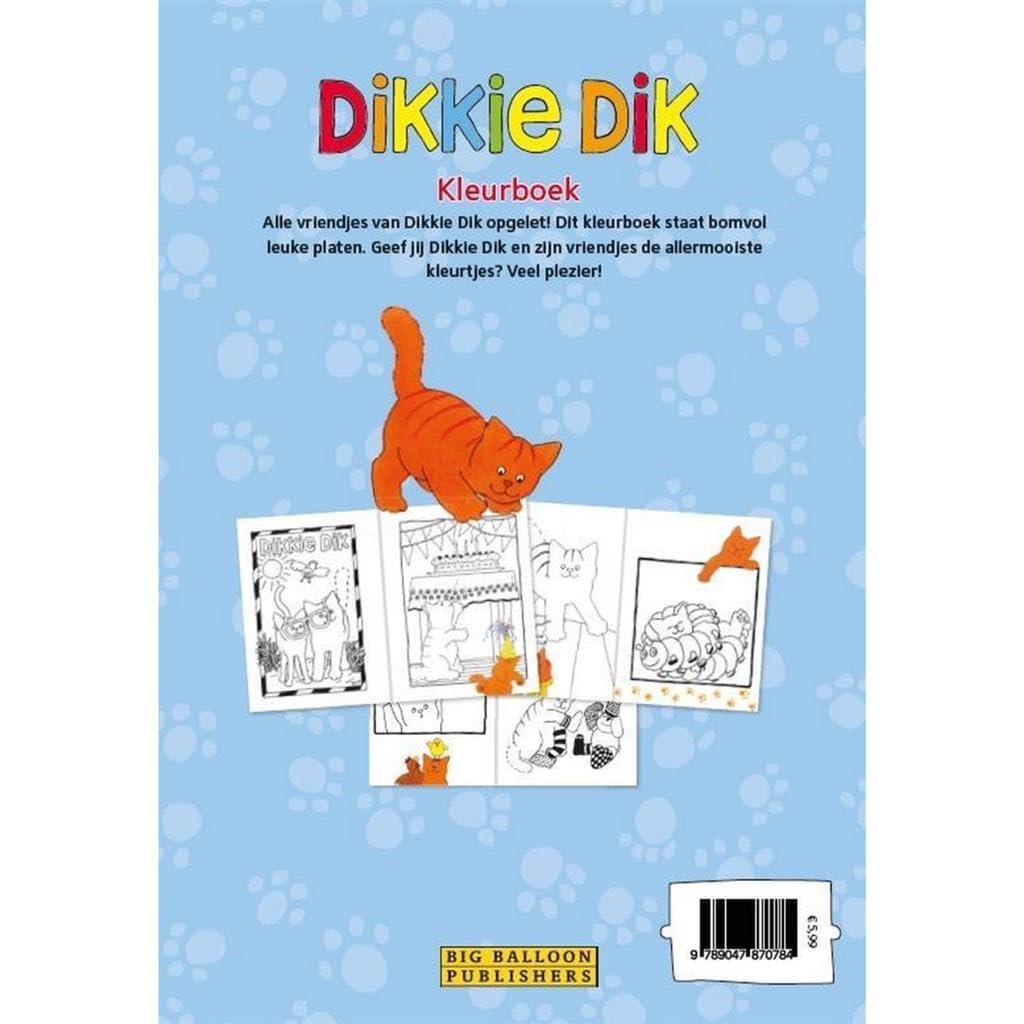 Big Balloon - Dikkie Dik - kleurboek