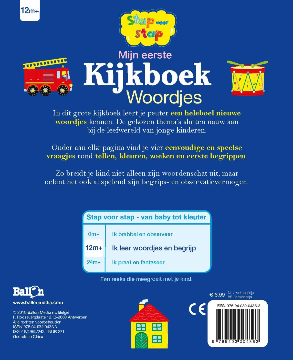 Standaard Uitgeverij - Mijn Eerste Kijkboek - Woordjes 12m+