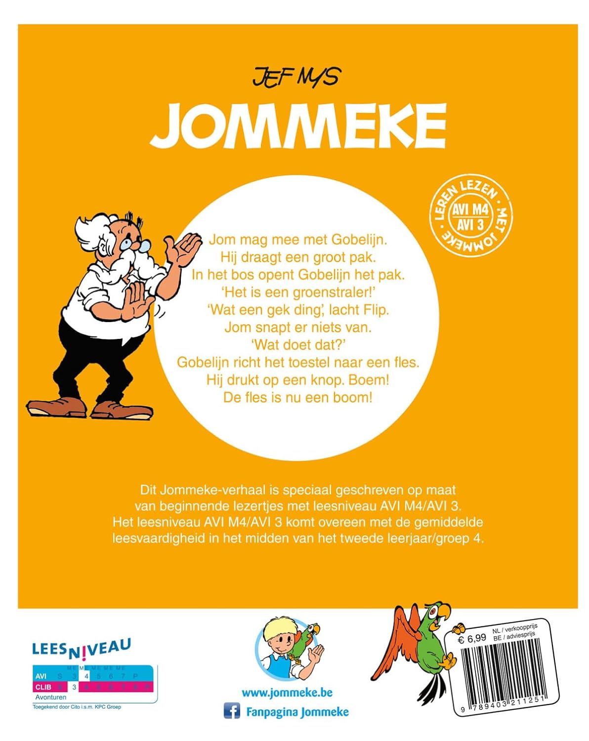 Standaard Uitgeverij - Jommeke - De Groenstraler - AVI M4