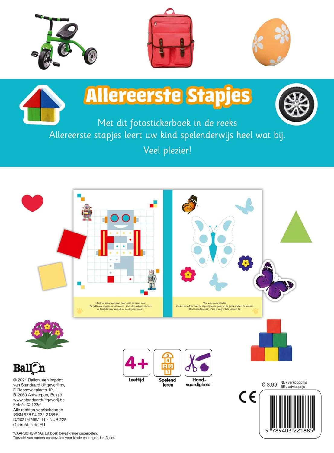 Standaard Uitgeverij - Allereerste Stapjes Stickerboek - Vormen