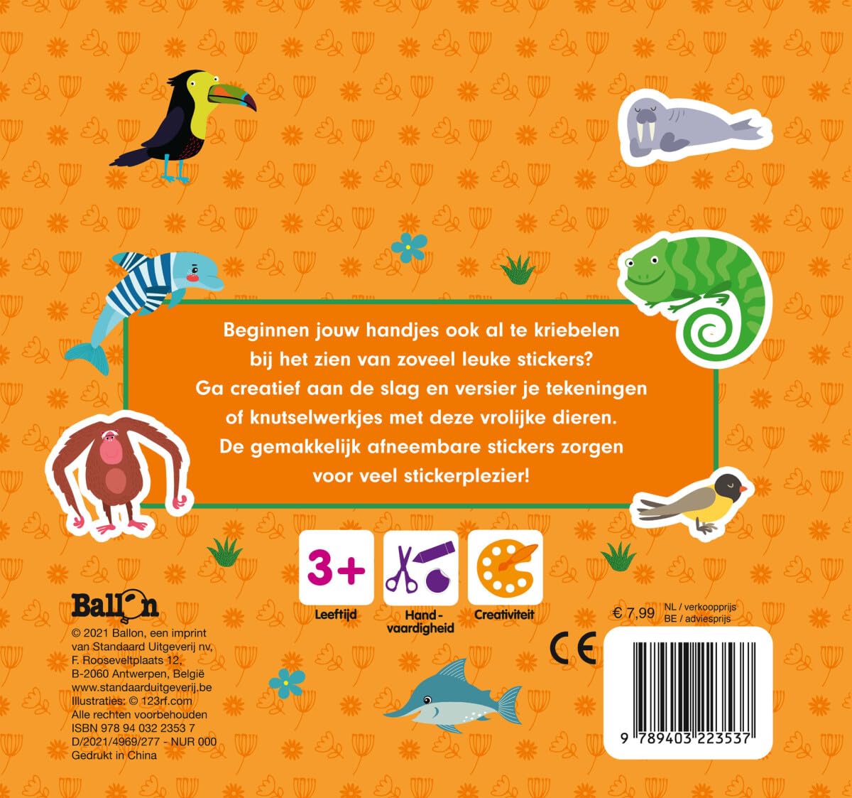Standaard Uitgeverij - Sticker Fun - Dieren