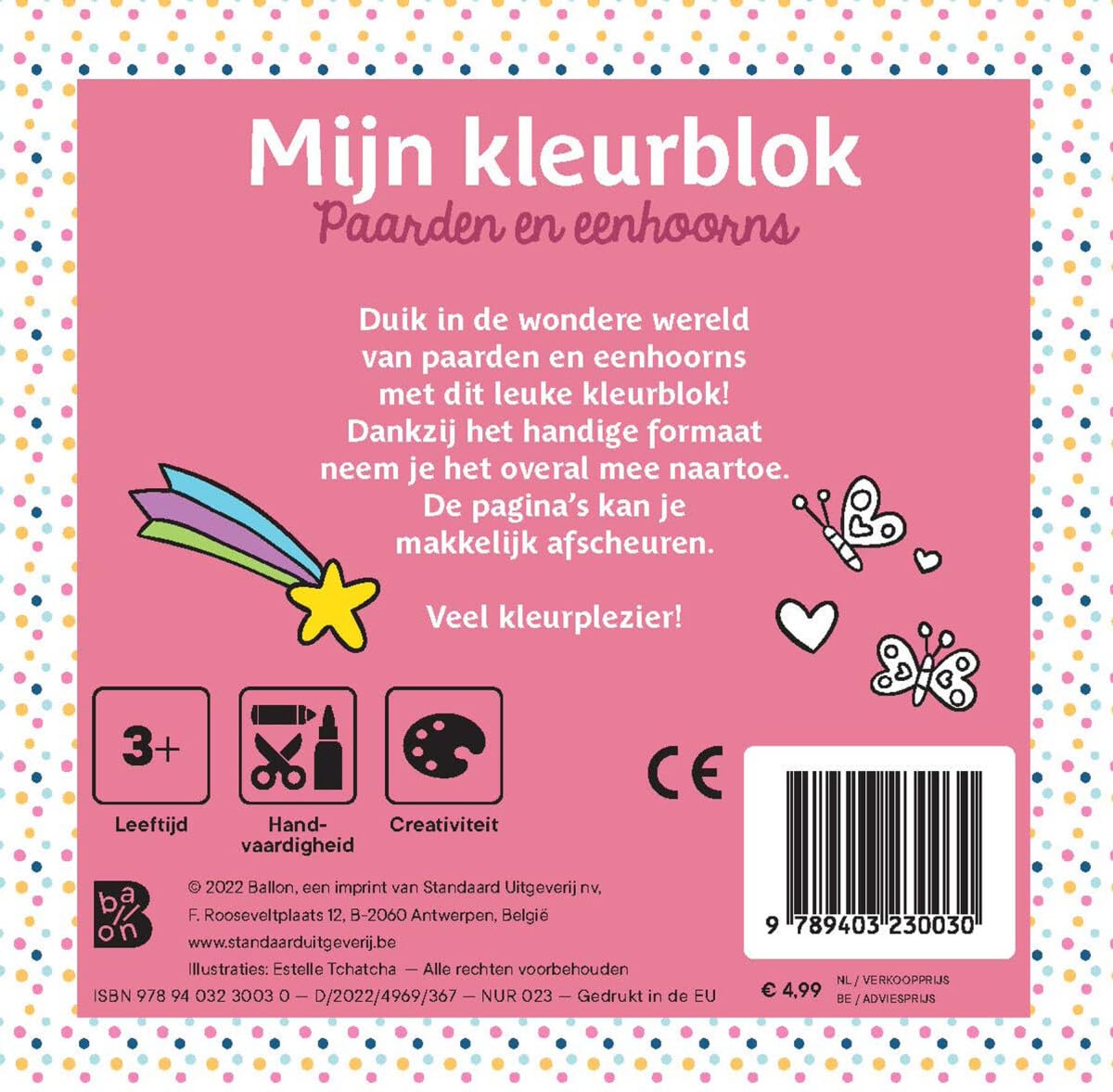 Standaard Uitgeverij - Mijn Kleurblok - Paarden en Eenhoorns