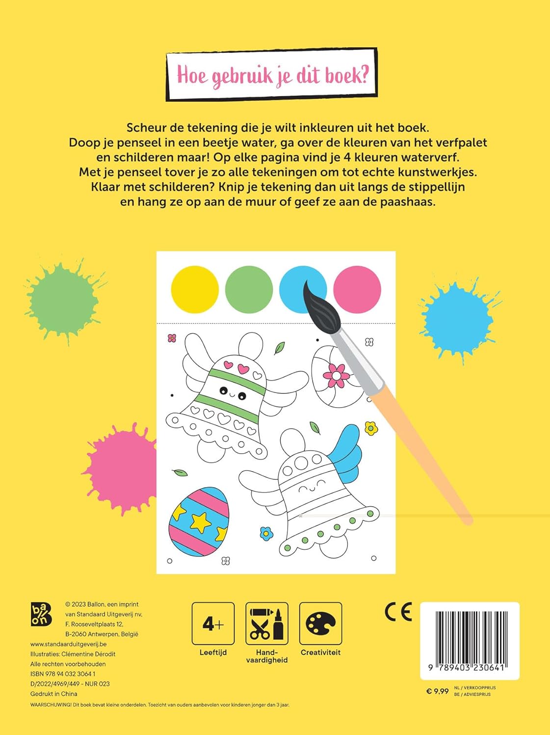 Pasen: Kleurboek met Verf en Penseel