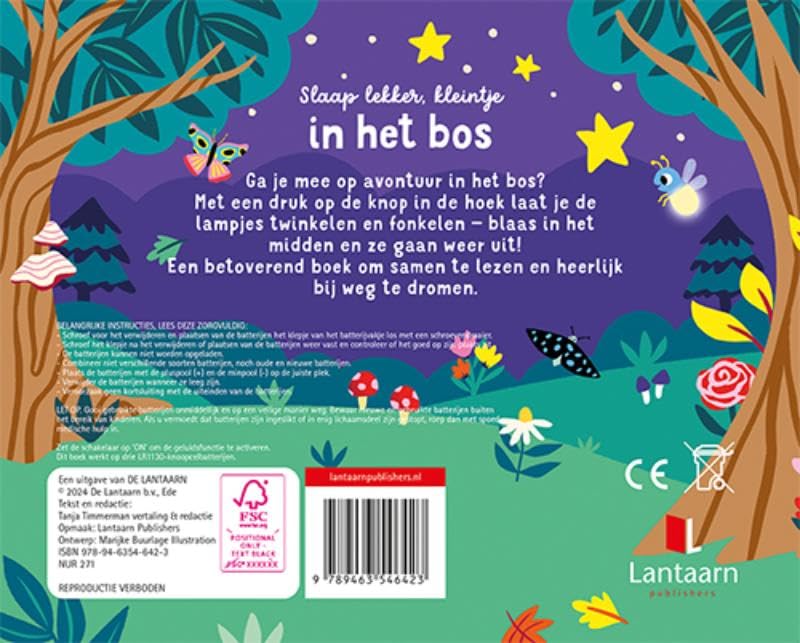 Lantaarn Publishers - Slaap Lekker Kleintje - In het Bos Peuterboek