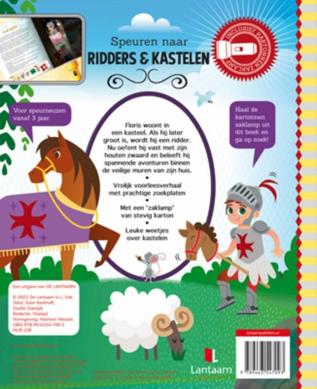 Speuren naar ridders & kastelen: een uitdagend zoek-en (voor)leesboek