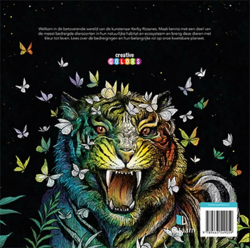 Animal world: een uitdagend kleurboek, breng de wonderen van de natuur tot leven