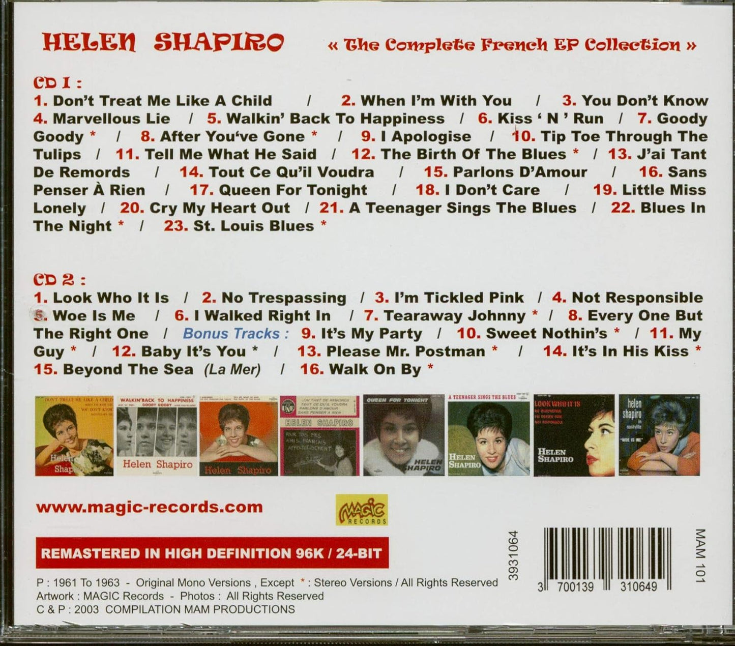 The Complete French EP's Collection (2-CD