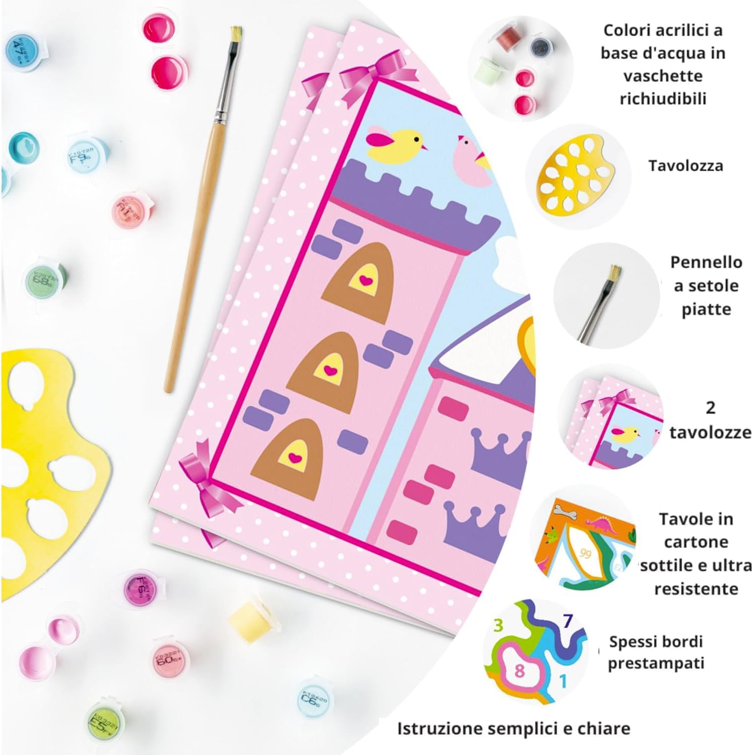 Ravensburger - CreArt Schilderen op Nummer - Kleine Prinsessen