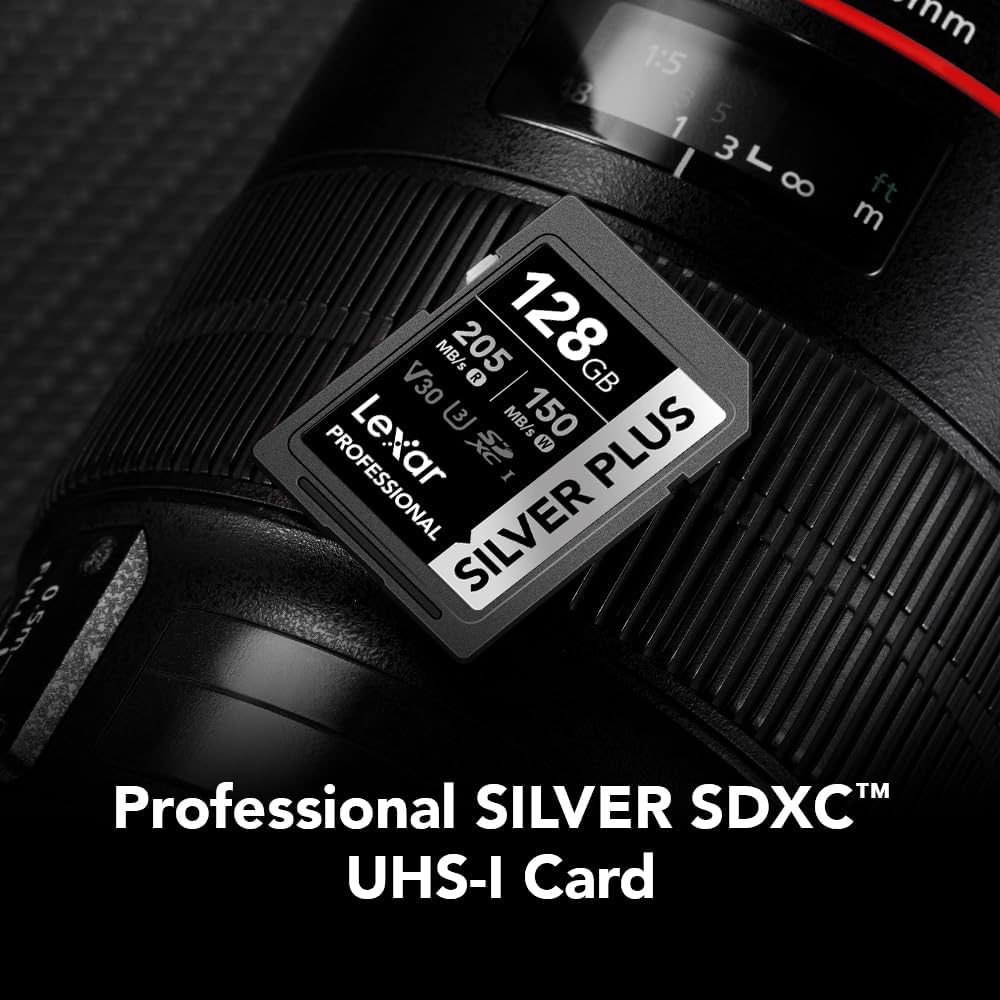 Lexar Silver Plus Sd Card 128Gb